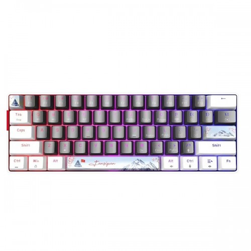 Bàn phím Gaming cơ không dây EDRA EK361W - SNOW