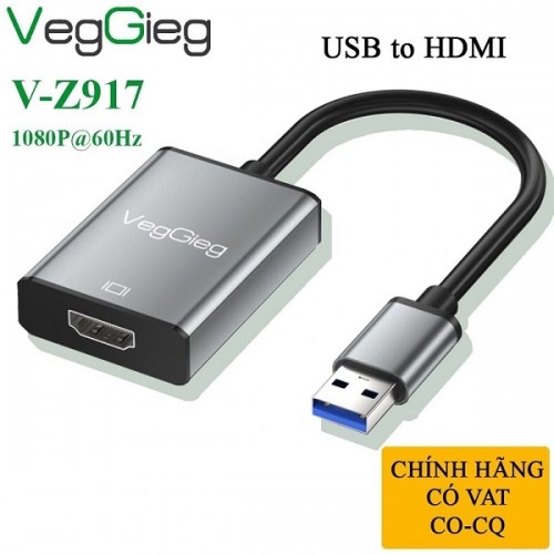 Bộ Chuyển Đổi USB 3.0 sang HDMI - VegGieg V-Z917